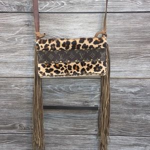 Revamped LV Fringe Western Purse Boho